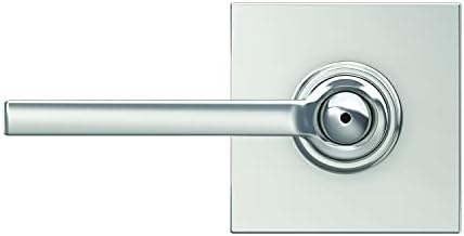 Schlage Latitude Lever Door Lock Set Modern Chrome