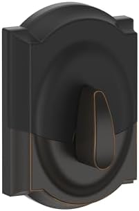 Secure and conveniently keyless entry SCHLAGE BE375 CAM 716 Touch Deadboltoslts Aged Bronze