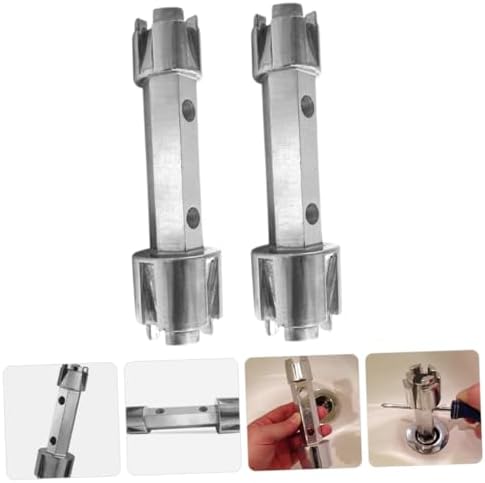 compact aluminium alloy tub drain remover set