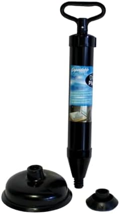 Dependable Industries Essentials PAWDEEP Professionals Grade Powerful drain plunger