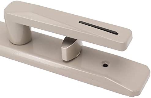 Rectangular Door Handle Lock with Privacy Lever for Bedroom and Office