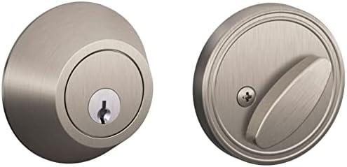 Dexter by Schlage Single-Cylinder Deadbolt Satin Nickel