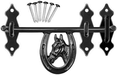 Barn Door Latch Durable Black