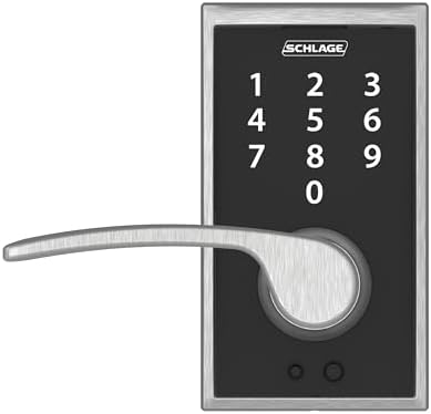 Experience Security with SCHLAGE Touch Century Lock Satin Chrome