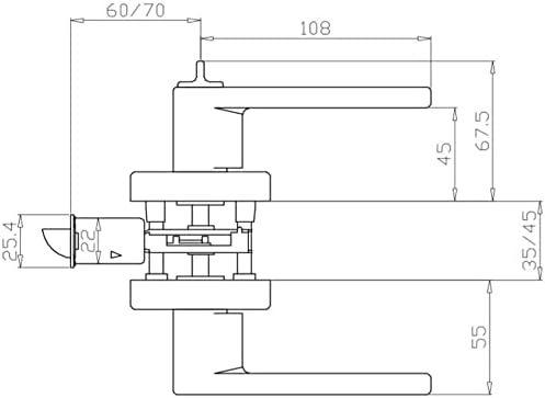 Premium Modern Door Lever