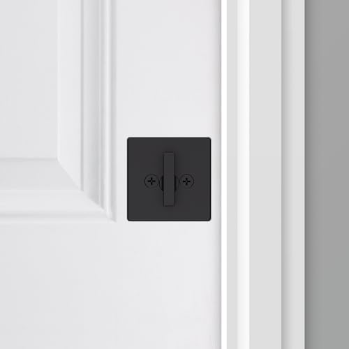 Kwikset 817 Deadbolt Lock Matte Black with SmartKey Security