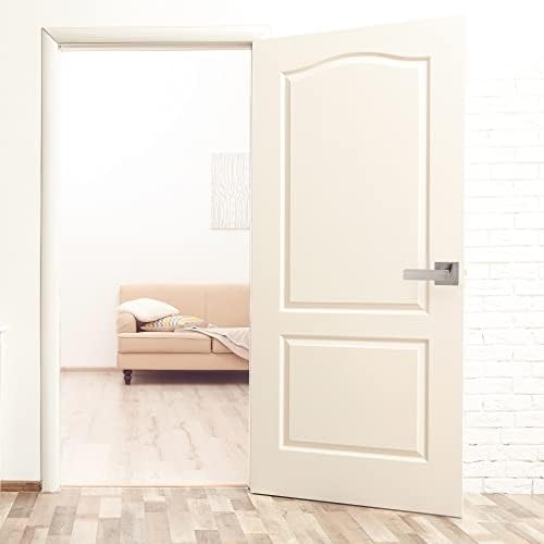 Design House 581090 Modern Door Lever in Satin Nickel