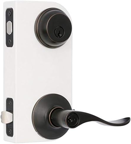 Schlage Deadbolt 1-34 in thickness commercial residential Aged Bronze finish