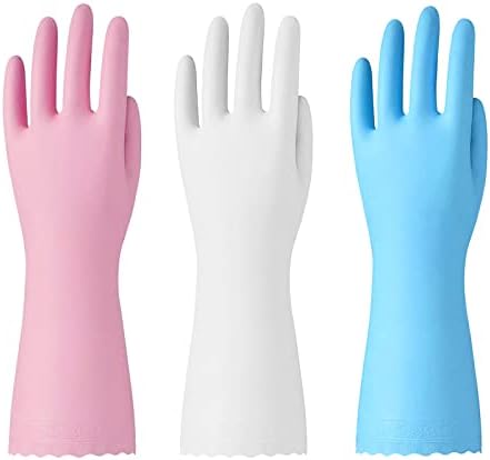 Bamllum Latex-Free Kitchen Gloves - Soft Waterproof and Durable