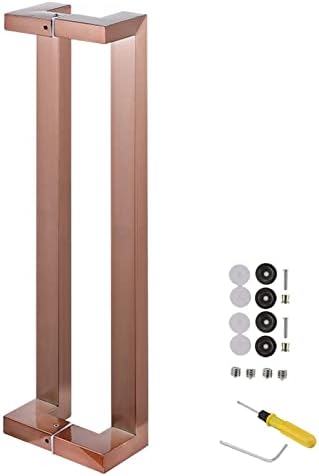 Versatile Door Handle Set Black Pink for Home Commercial Use