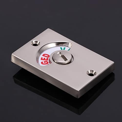 QOONESTL Door Lock Indicator Secure Restroom Latch for Emergency Use