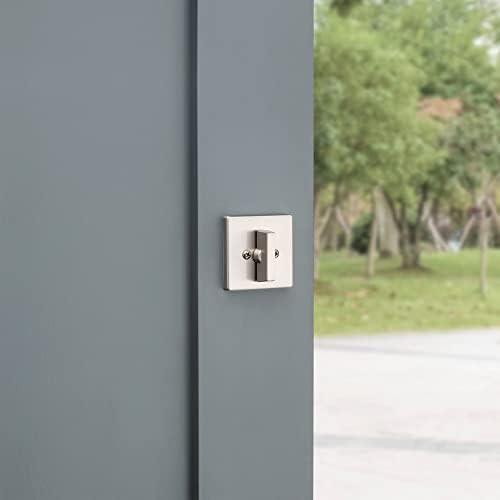 Kwikset 660 SATIN Ni SMALL CYLINDER SMART KEY LOCK EXTerior KEYED DOOR