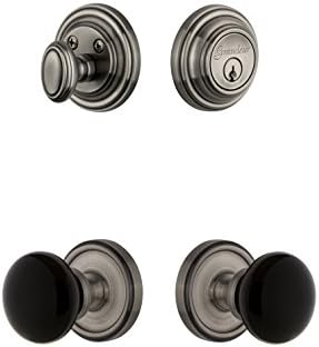 Elevate Your Door with Grandeur Rose Knob Combo