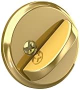 SCHLAGE B60N505 Deadbolt Bright Brass
