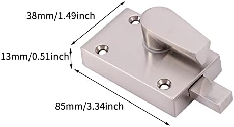 QOONESTL Door Lock Indicator Secure Restroom Latch for Emergency Use