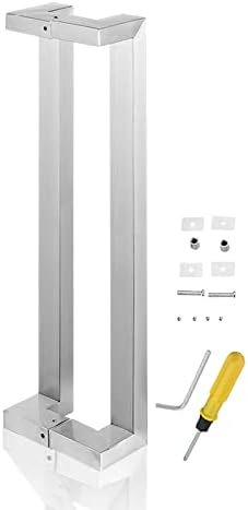 Double-Sided Stainless Steel Door Handle Secure Both Sides