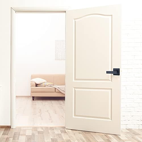 Modern Dummy Door Lever Matte Black