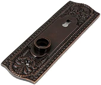 Elegant Door Back Plate - Oil Rubbed Bronze with Ancient Design