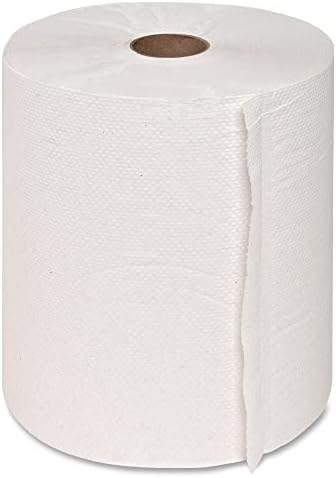 Genuine Joe 800 Roll Towel White 6-Pack
