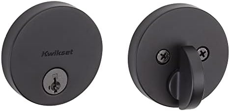 Kwikset Uptown Deadbolt Lock Modern Security with Microban Protection