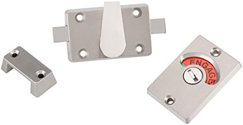 Fdit Latch Indicator Lock Stainless Steel Bolt bathroom toilet privacy