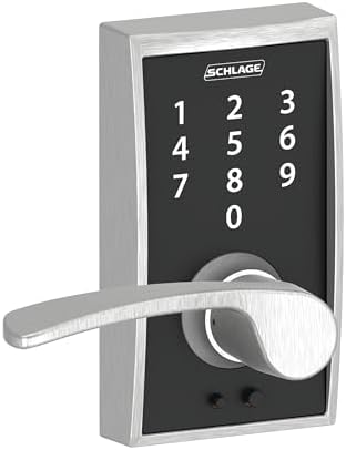 Experience Security with SCHLAGE Touch Century Lock Satin Chrome