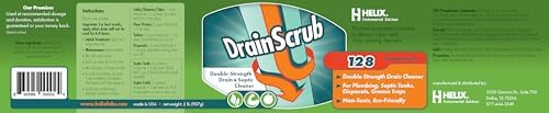 DrainScrub Natures Clean Power to Unclog Deodorize Pours 2 lbs