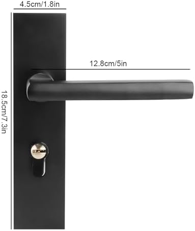 Ultra Silence Zinc Alloy Door Handle Set