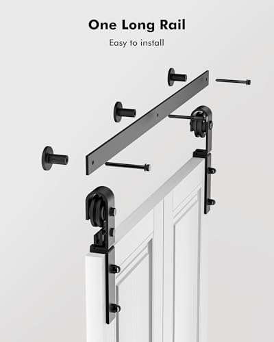 36 Bifold Barn Door Hardware Kit 3ft Side Mount