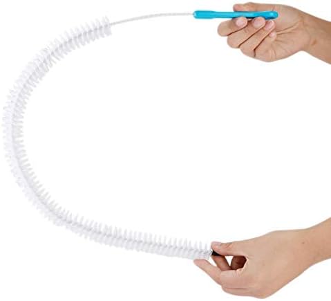 Qinlorgo Thin Drain Brush Premium Flexibility Blue