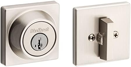 Kwikset 660 SATIN Ni SMALL CYLINDER SMART KEY LOCK EXTerior KEYED DOOR