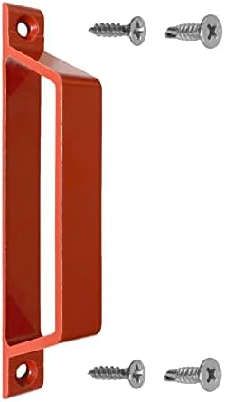 Aluminum Kitchen Cabinet Door Pull Red Durable Slim Design
