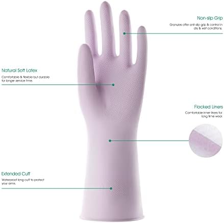 COOLJOB 3-Pair Colorful Cotton-Lined Gloves