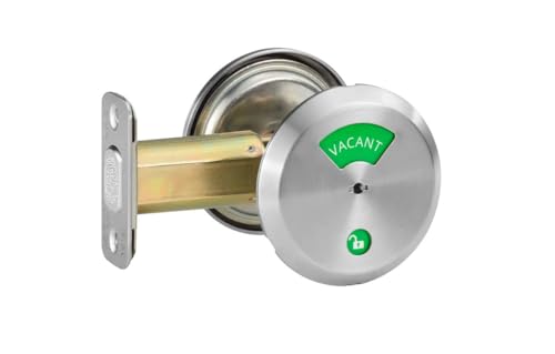Secure Bolt with motion sensor in satin chrome