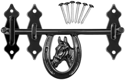Barn Door Latch Durable Black