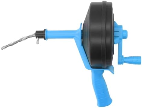 convenient two modes manganese steel spring 50 ft pipe clog remover