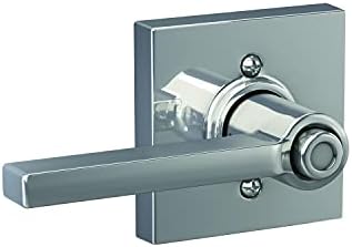Schlage Latitude Lever Door Lock Set Modern Chrome