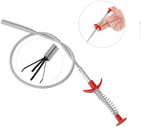 Mikikit 85cm Flexible Tool Sink Dredging Stick for Kitchen and Bathroom Use