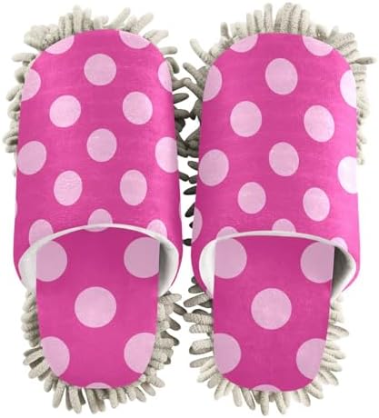Microfiber Polka Dot Slippers