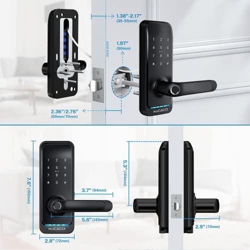 Kucacci Smart Door Lock - Keyless Entry for Front Door