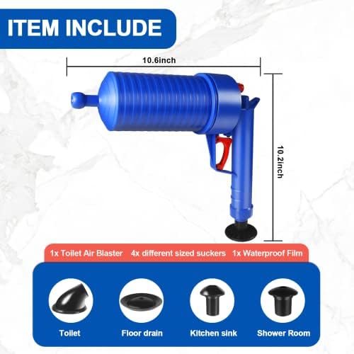 High-Efficiency Sink Plunger for Quick and Easy Drain Clog Removal