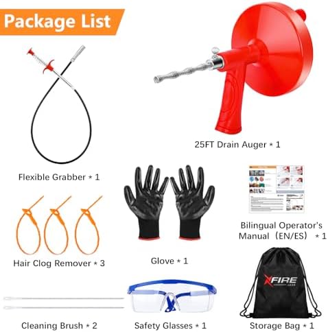 10-in-1 Drain Cleaner Kit