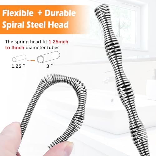 35FT Drain Snake Set for Plumbing Experts