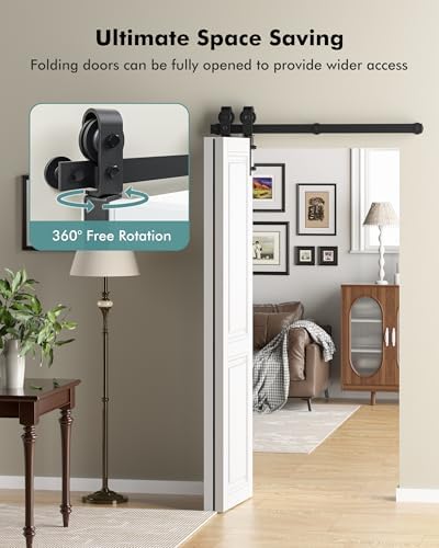 36 Bifold Barn Door Hardware Kit 3ft Side Mount