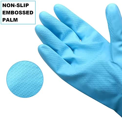 Non-Latex Dishwashing Gloves Bright Cleaning Tools for Kitchen More