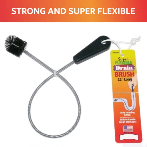 THE FRYOILSAVER 22 Long Sink Drain Cleaning Brush