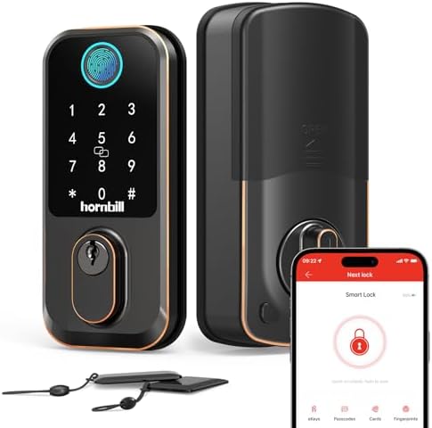 Hornbill Keypad Wi-Fi Door Lock with Alexa Google Home