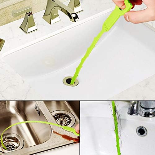 Omont Deep-Ended Hair Clog Remover 24 Inch Perfect for Sinks