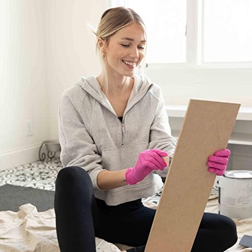 FRAMAR Nitrile Gloves Medium Latex Free Disposable Cleaning Gloves