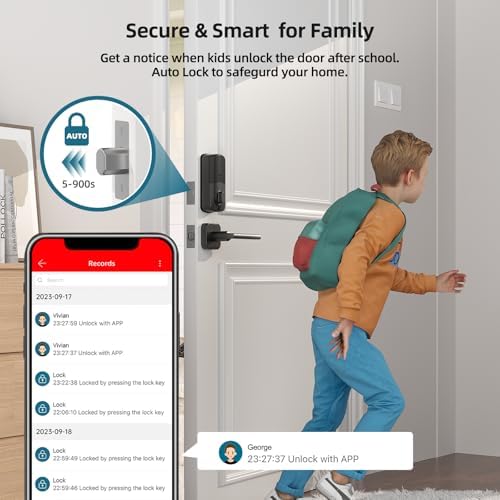 Secure Front Door Lock with Alexa Fingerprint Entry
